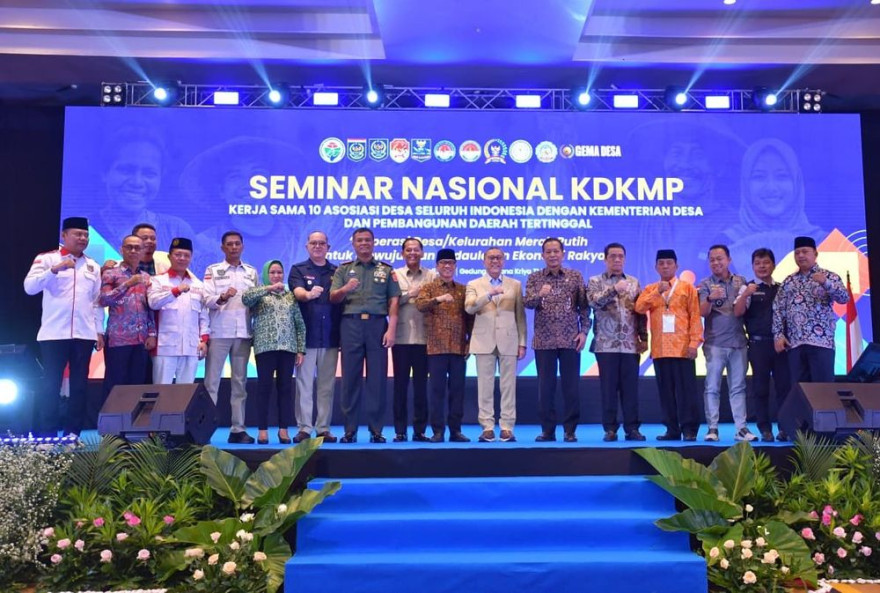 Kemendes dan 10 Asosiasi Desa Gelar Seminar Nasional KDKMP